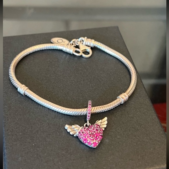 - 925 pure silver angel pendant necklace - Picture 6 of 10